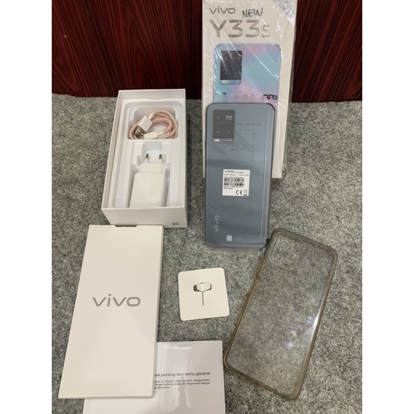 Vivo Y33s Ram 8GB + 4GB Internal 128GB Lengkap 3 Bulan Pakai (Seken)
