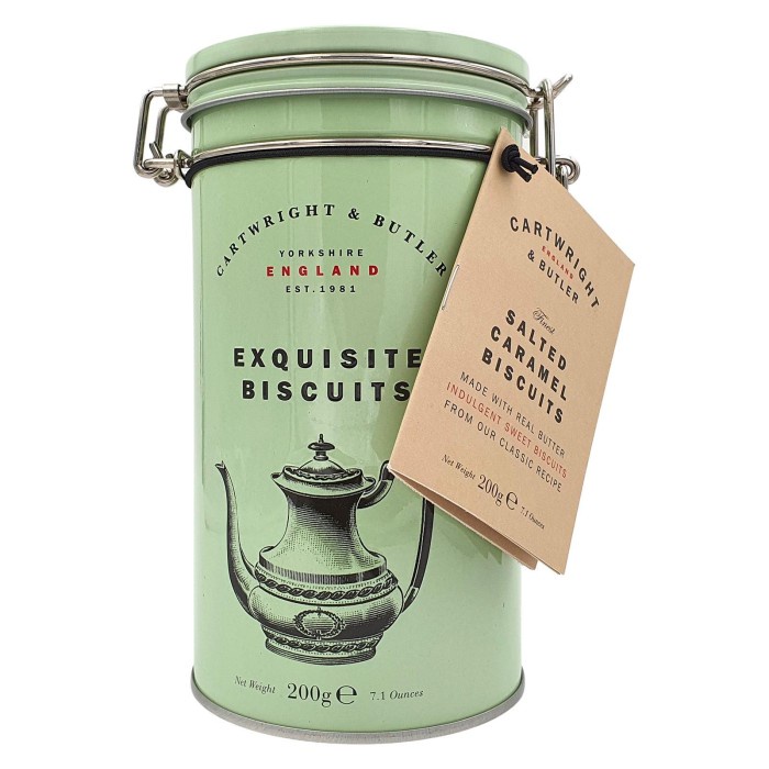 

Cartwright & Butler Salted Caramel Biscuits Tin 200 G