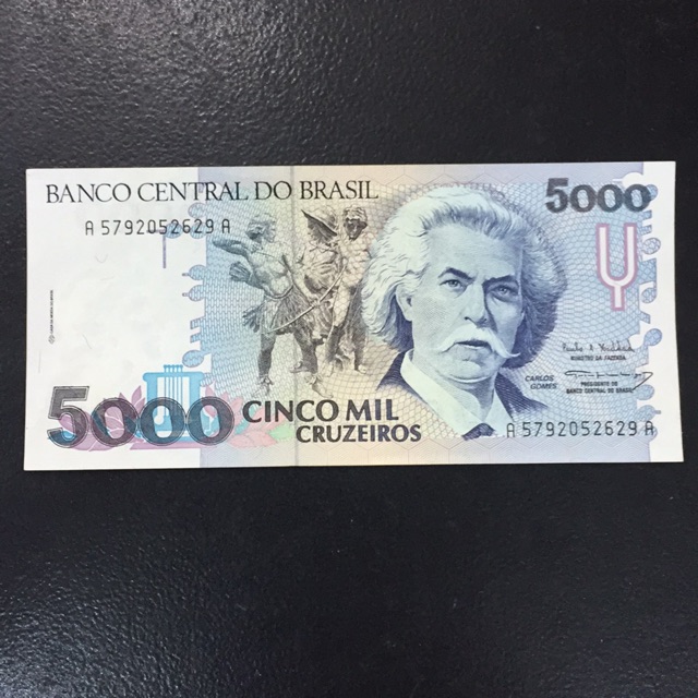 UANG ASING BRAZIL PC 5000