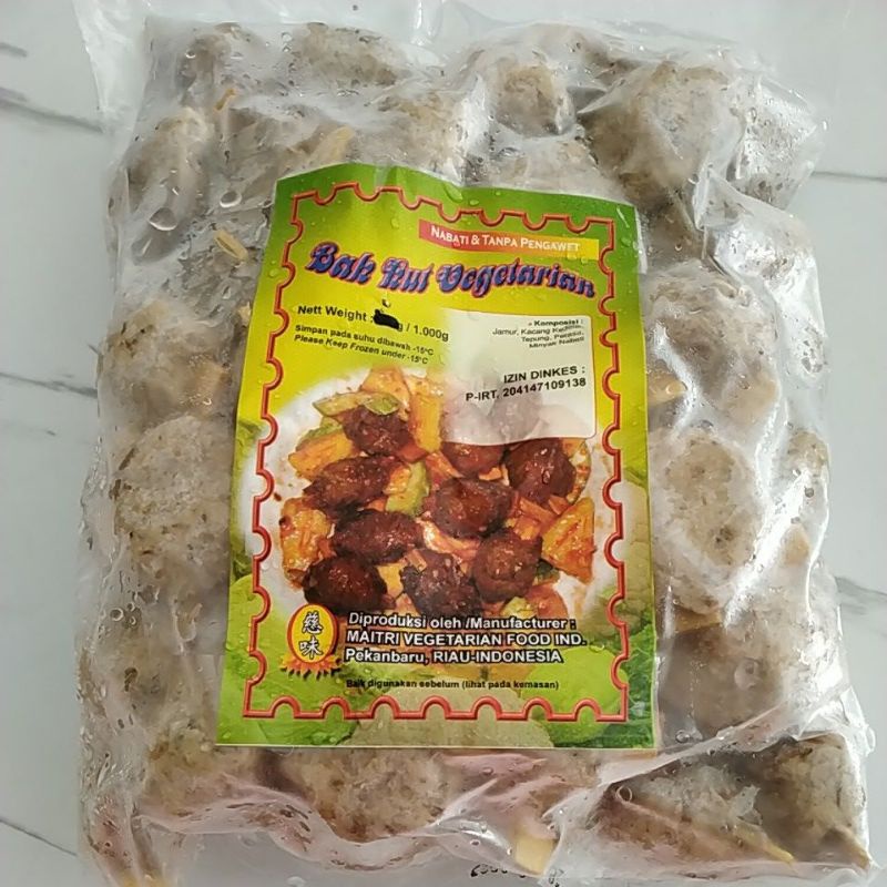 

bak kut vegetarian 1kg / frozen food vegetarian / maitri vegetarian food ind.pekanbaru