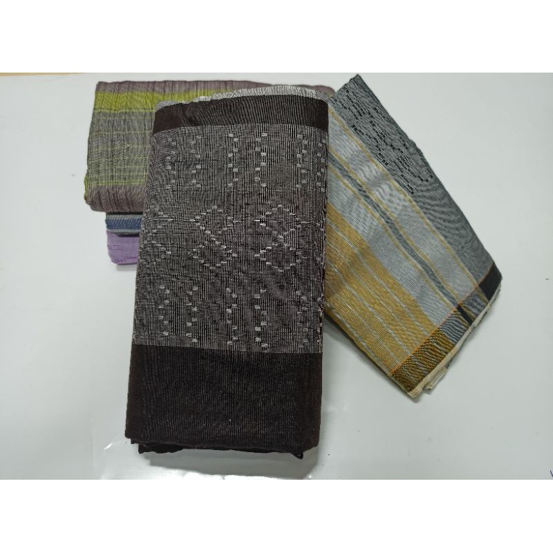 Sarung katun tenun doby 7.000 Benang