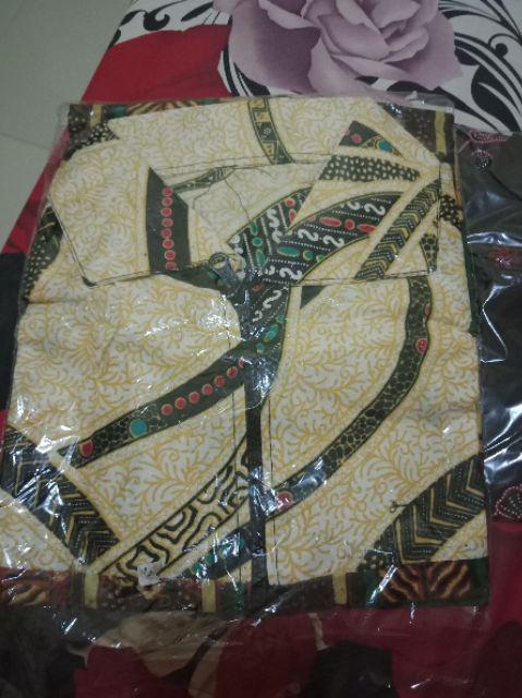 Atasan Batik Dolby Dolbi Dobby Doby Tenun Sutra Tulis Halus Katun Atbm Baron ,sarombit Atasan