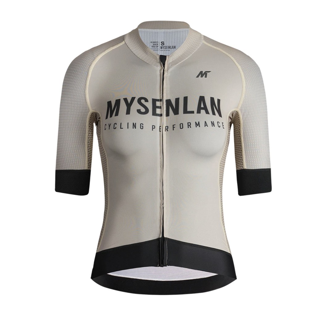 Mysenlan Dawn Clay Grey Women Cycling Jersey