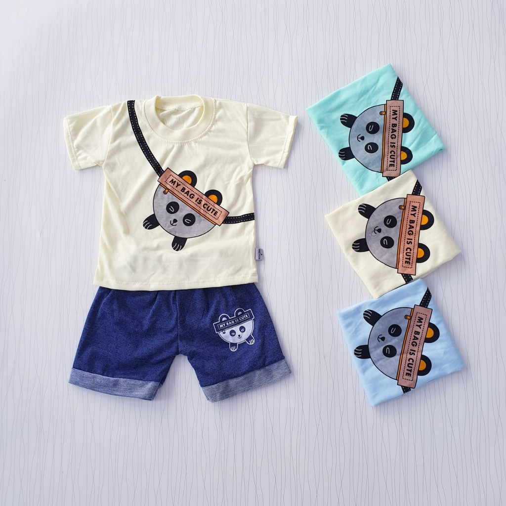 setelan pakaian anak  laki-laki  usia 0-12 bulan / baju anak cowo &lt; 1 tahun