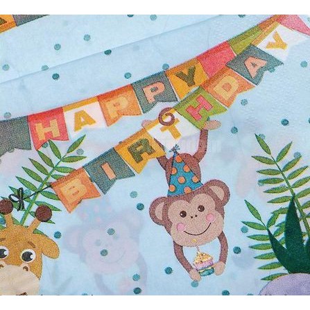 Decoupage Napkin - Tissue Decoupage 2Ply AN - Animal Party