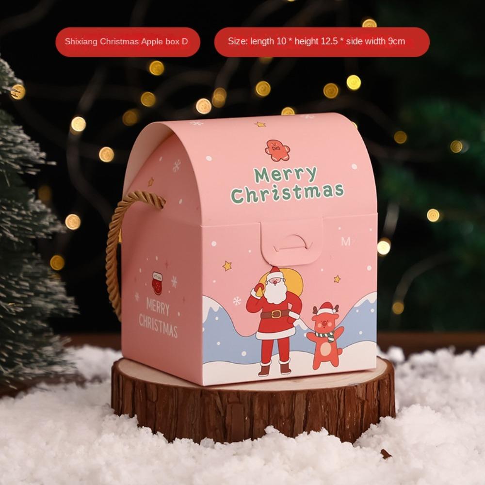 Solighter 6pcs Merry Christmas Kartun Xmas Tahun Baru Pesta Dekorasi Rumah Candy Box