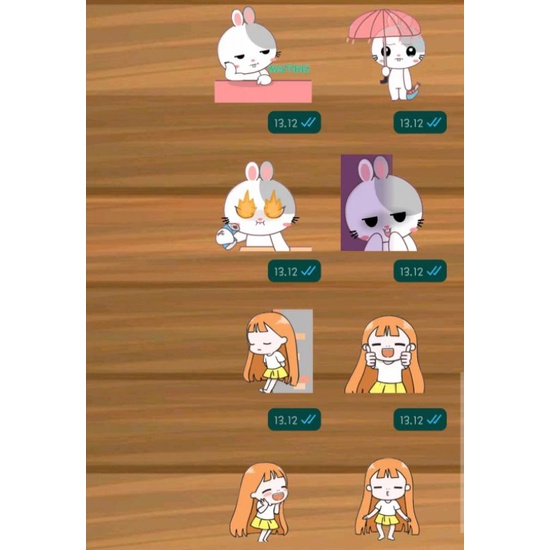 

STIKER GERAK WHATSAPP/WA LUCU 30 STIKER 10.000