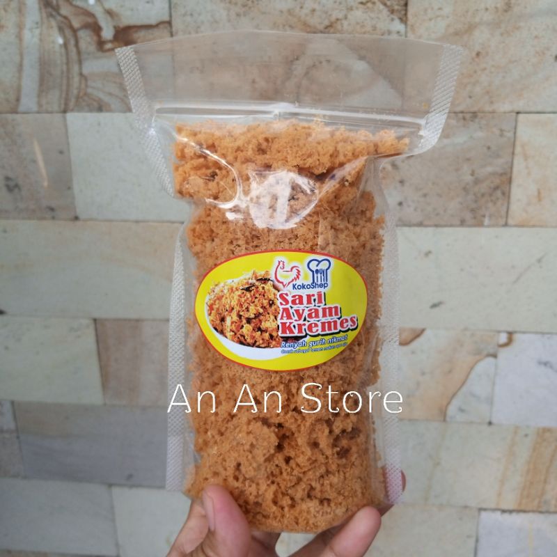 

Sari Ayam Kremes / Kremesan Ayam / Kremes Ayam