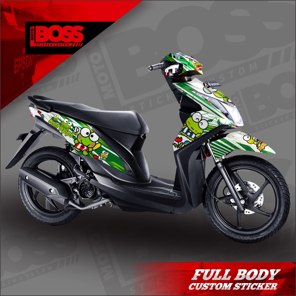 Decal Sticker Honda Beat Fi 2013 2014 2015 Full Body Sticker Decal Beat Fi 2013 2014 2015 Motif kero