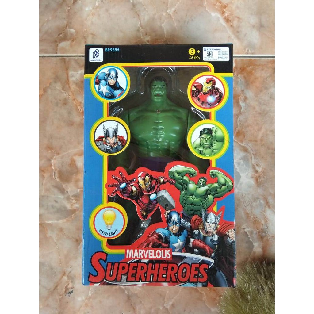 Mainan Marvelous Super Hero Hulk