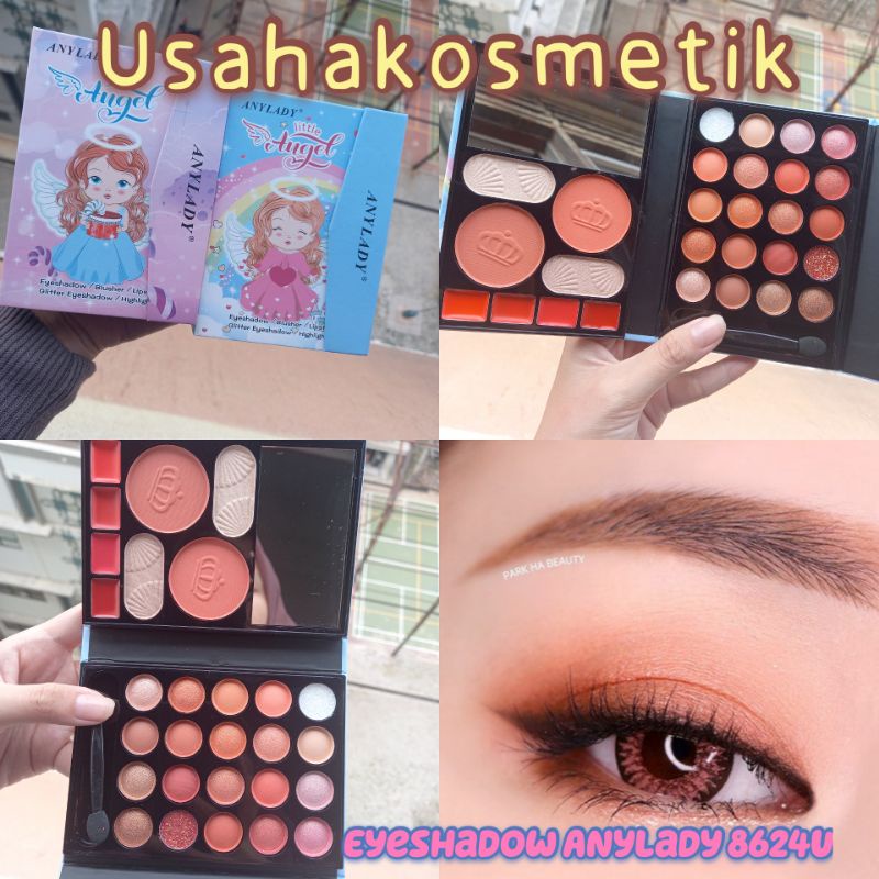 PROMO EYESHADOW  ANYLADY MERMAID | SWEET TIME | EYESHADOW BUKU MERMAID  NO.8624C | 8624H | 8624T