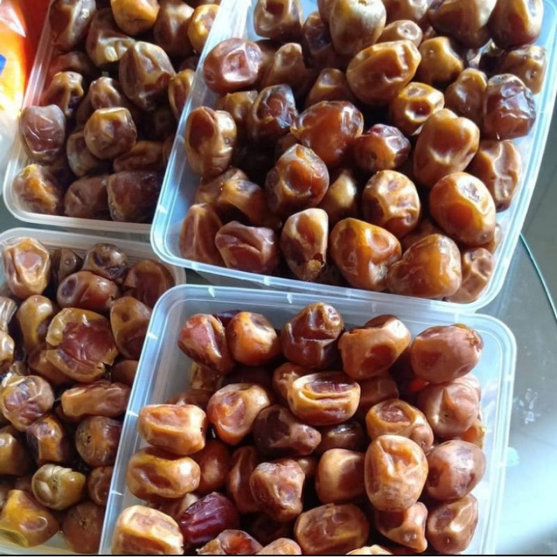 kurma sukari 500gram kemasan toples/kurma murah