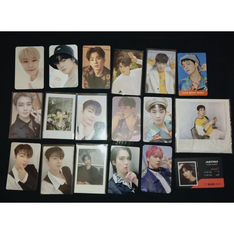 ASTRO PC POLA EUNWOO ROCKY MOONBIN MJ (ASTRO PHOTOCARD POLAROID)