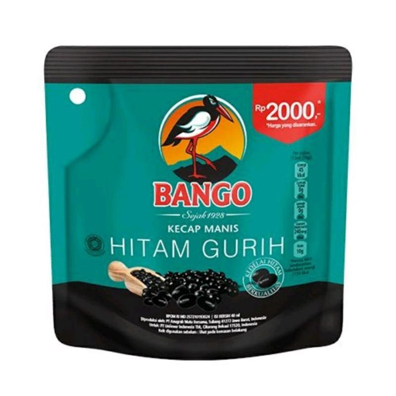 

paket hemat 5 pcs kecap manis bango hitam gurih 40ml