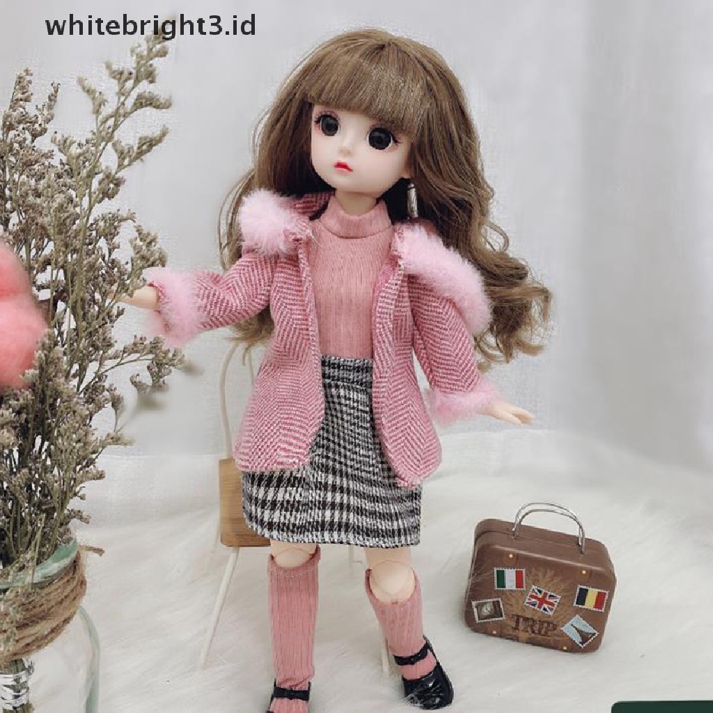 (whitebright3.id) Mainan Dress Princess Boneka BJD 30cm 1 / 6 DIY Untuk Hadiah Anak Perempuan