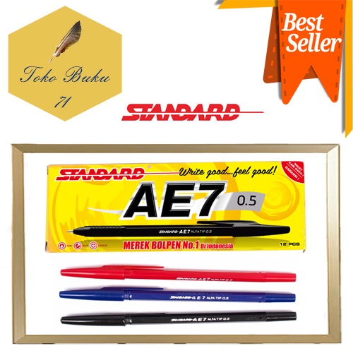 

PULPEN / PEN / PENA STANDARD AE7 0.5mm [12 PCS]
