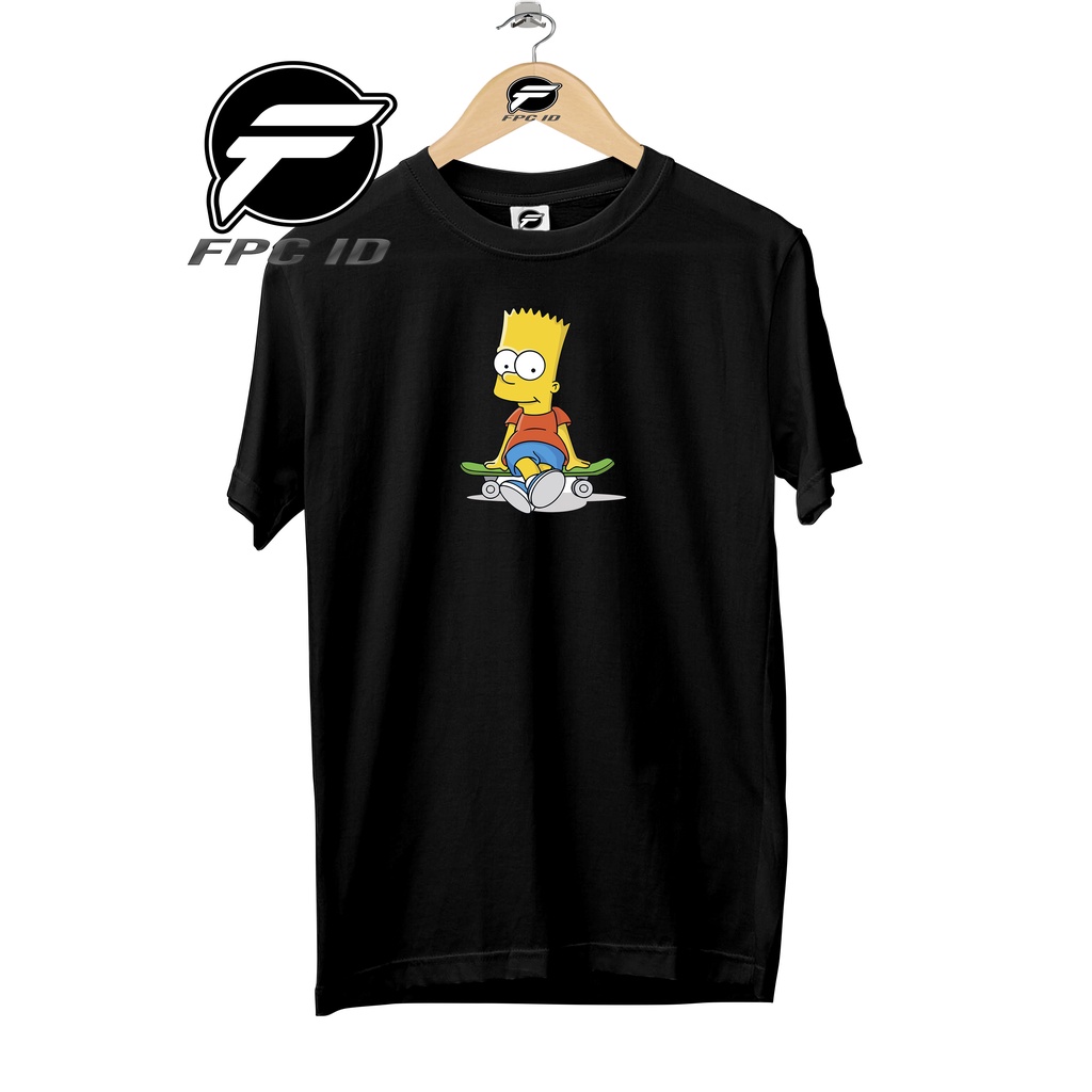 Kaos Anime Simpson Santai Skate Cotton Combed 30s Baju Atasan Pria T Shirt Wanita Jumbo Oversize Pilihan Favorit Fpc Id