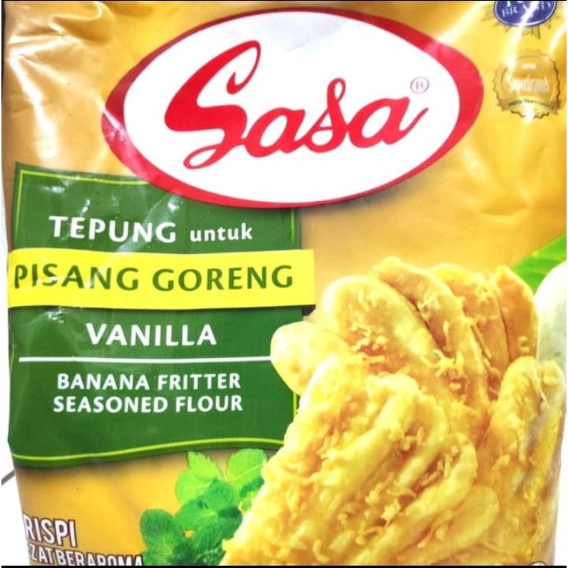 Tepung Pisang Goreng Vanilla Sasa 225gr / BANANA FRITTER SEASONED FLOUR 225 gr