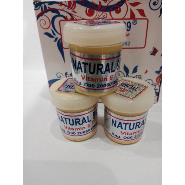 CREAM NATURAL 99 SILVER VITAMIN E