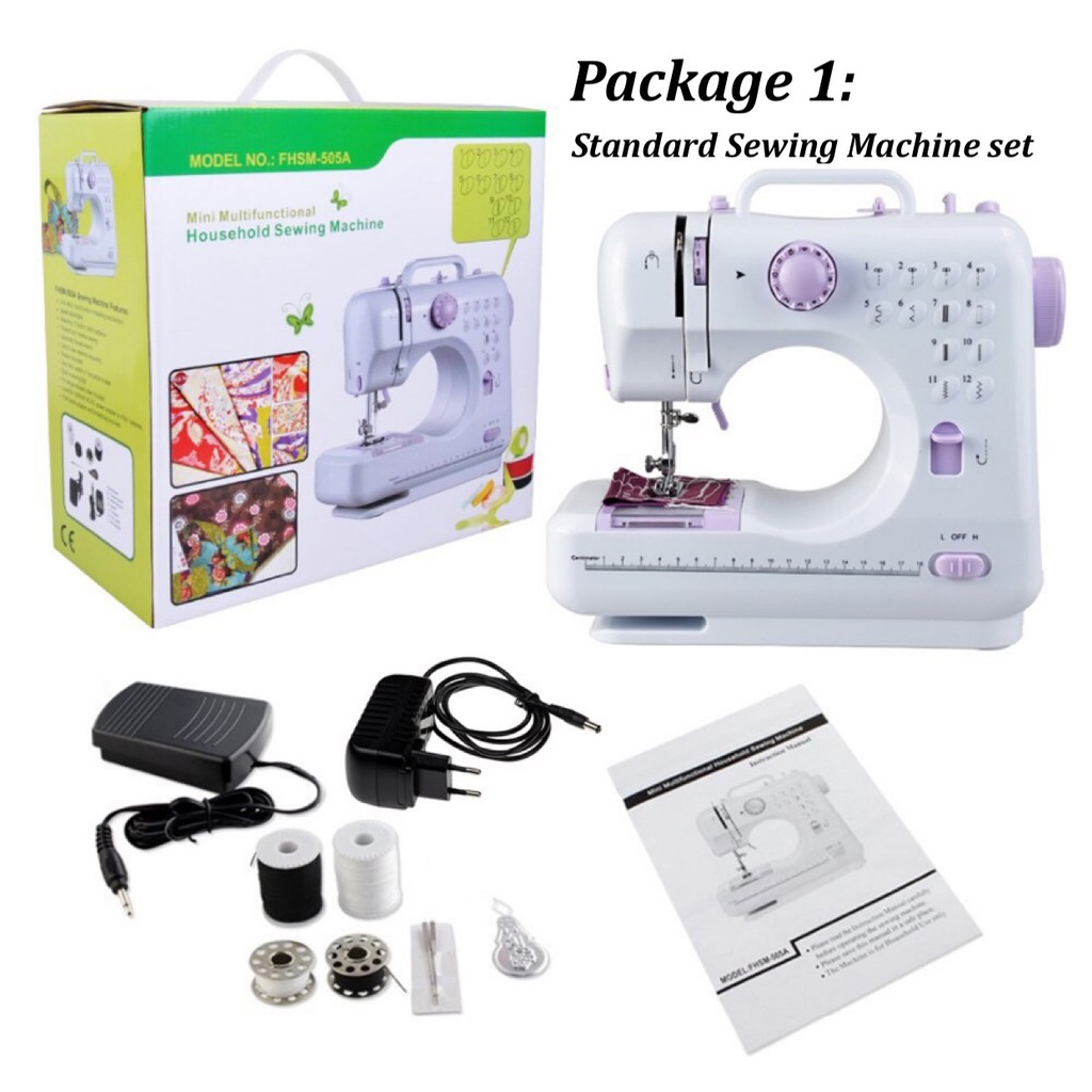 Portable Mini Sewing Machine Mesin Jahit Mini Portabel Sewing Machine FHSM 505A Pro Upgraded 12 Sewing