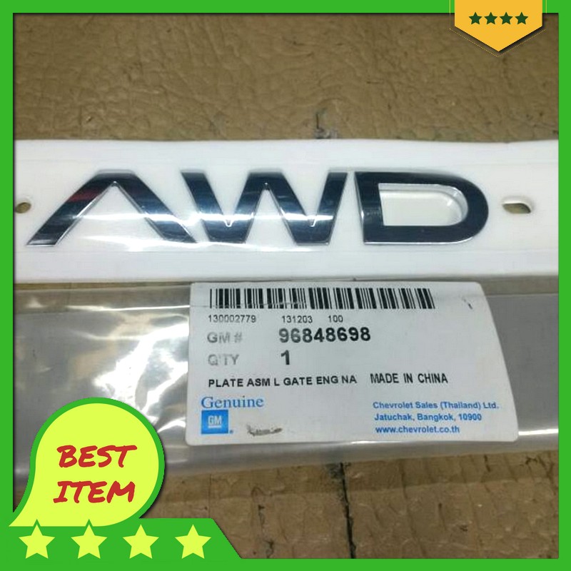 emblem chevrolet awd sparepart mobil murah terbaik