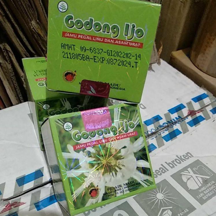 G2D0 Kapsul Godong Ijo Kapsul Pegal Linu Dan Asam Urat Ready