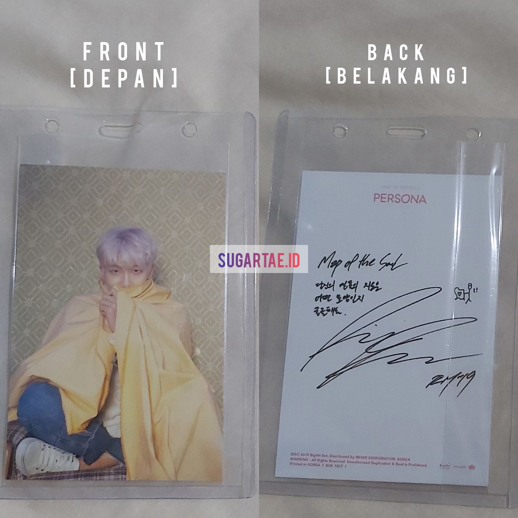 POSTCARD RM PERSONA ALBUM