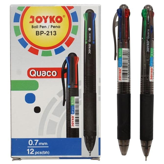 

TERLARIS Pulpen Joyko Quaco ( Pen 4 Warna )/PULPEN GEL/PULPEN LUCU/PULPEN 1 PACK/PENSIL WARNA/PENSIL 2B/PENGHAPUS JOYKO/PENGHAPUS LUCU/RAUTAN PENSIL PUTAR/RAUTAN ELEKTRIK/SPIDOL WARNA/SPIDOL PERMANEN/SPIDOL WHITEBOARD/CORRECTION TAPE