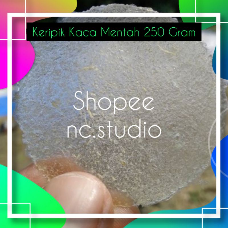 

Keripik Kaca Mentah Kemasan 1/4 Kg | 250 gram | Beling | Bulat | Tipis