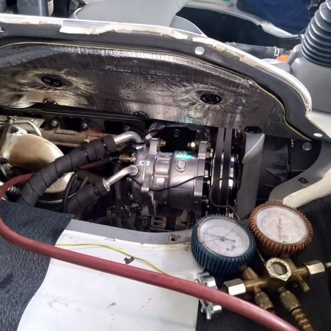 Unit Ac Isuzu Traga, Kompresor Sanden