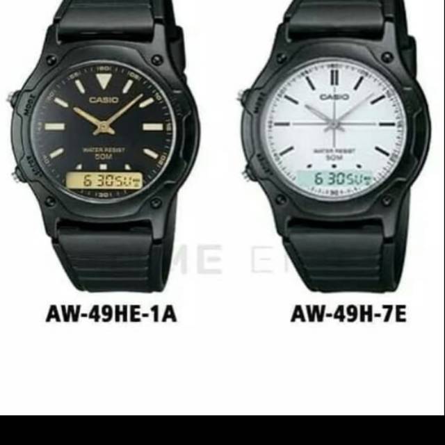 CASIO AW-49HE AW49HE RUBBER BAND  JAM PRIA ORIGINAL