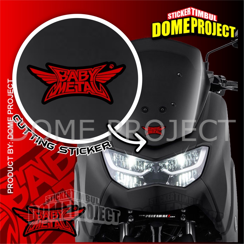 [BUY 3 GET 1] BABY METAL STIKER CUTTING STIKER MOBIL AKSESORIS BODY MOBIL