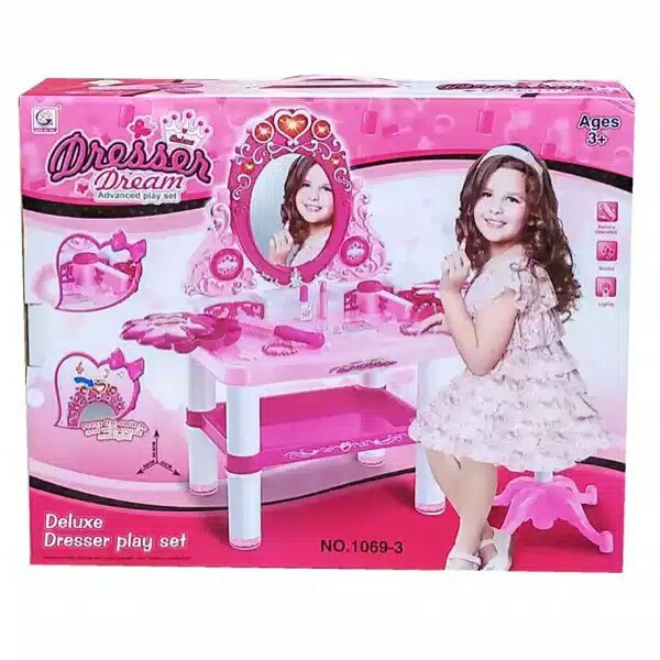 HZ DRESSER DREAM PLAY SET / MAINAN MEJA RIAS ANAK