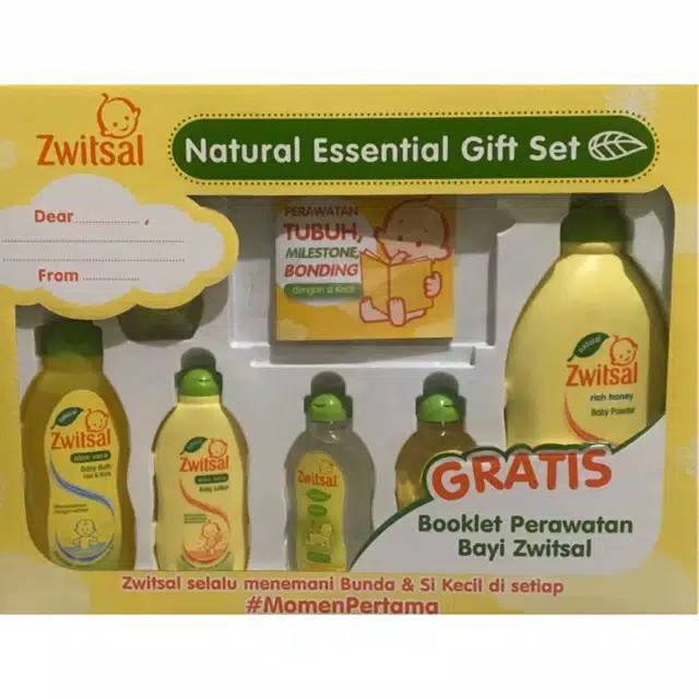 Makassar! Zwitsal Baby Natural Set Spa Gift Box Kado Bayi 1Pc