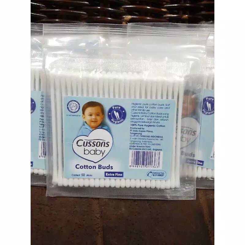 Jual Cussons Baby Cotton Buds Regular Extra Fine 50s dan 100s Boss