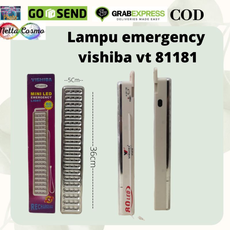 Emergency VT 8118 80Led Panjang Lampu Darurat