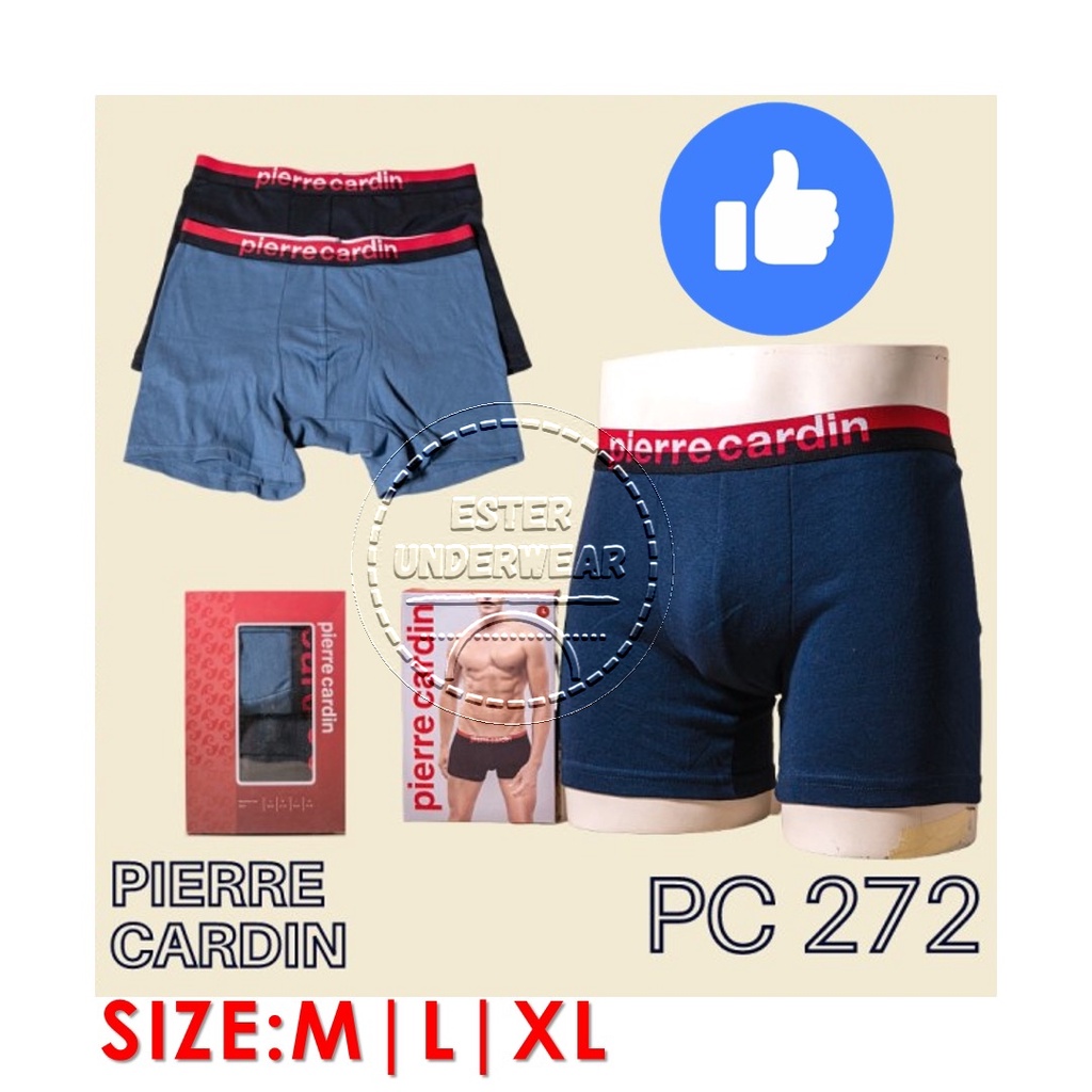 Celana Boxer Pria Pierre Cardin PC 272 ISI 2 PCS