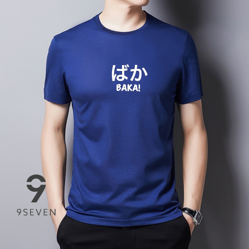 BAJU KAOS BAKA || KAOS DISTRO UNISEX || ATASAN LENGAN PENDEK TERLARIS || KAOS MOTIF SIMPLE