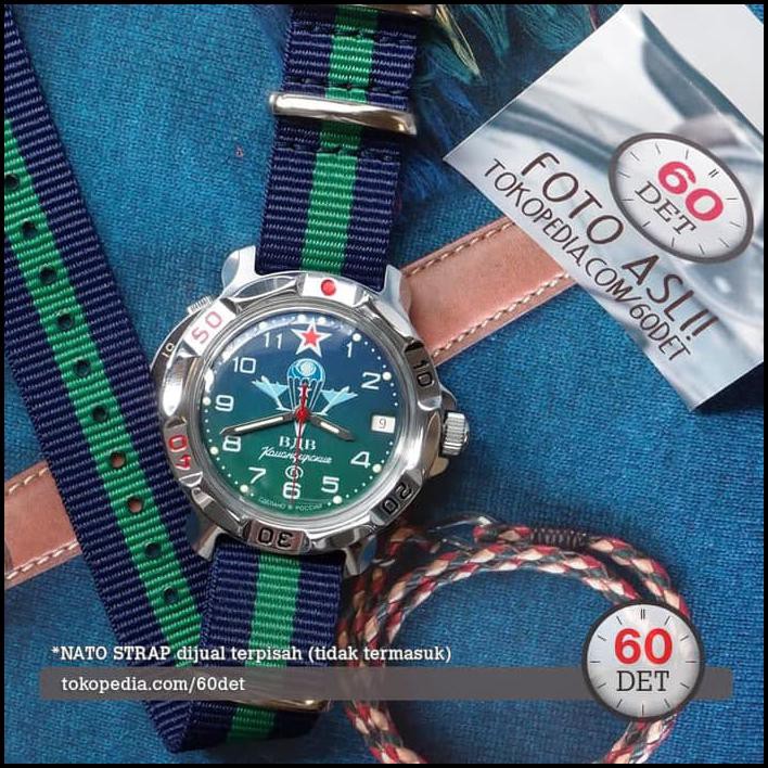 Jam Tangan Military Rusia Vostok Komandirskie Airborne Troop Mekanik