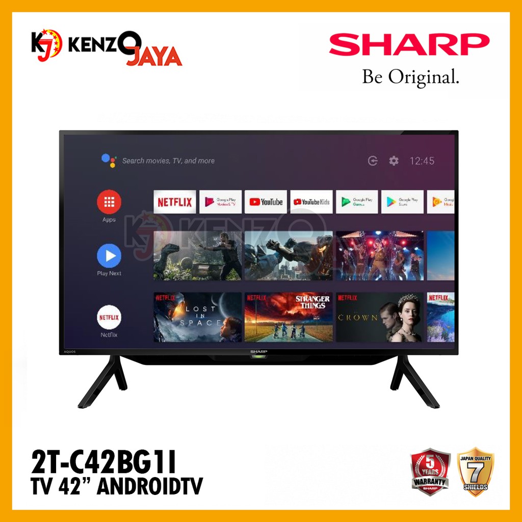 TV LED SHARP androidTV 42" 2T-C42BG1i