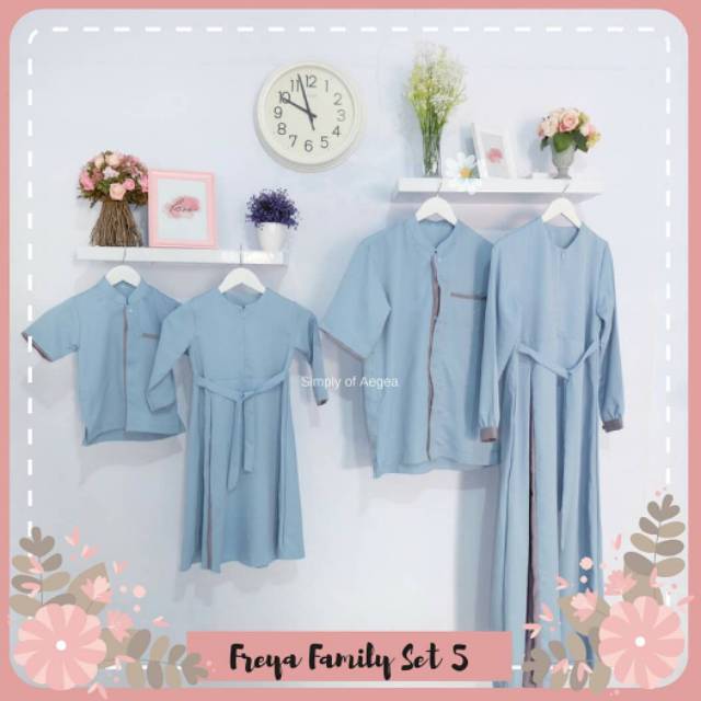 Freya family set/couple family/gamis couple