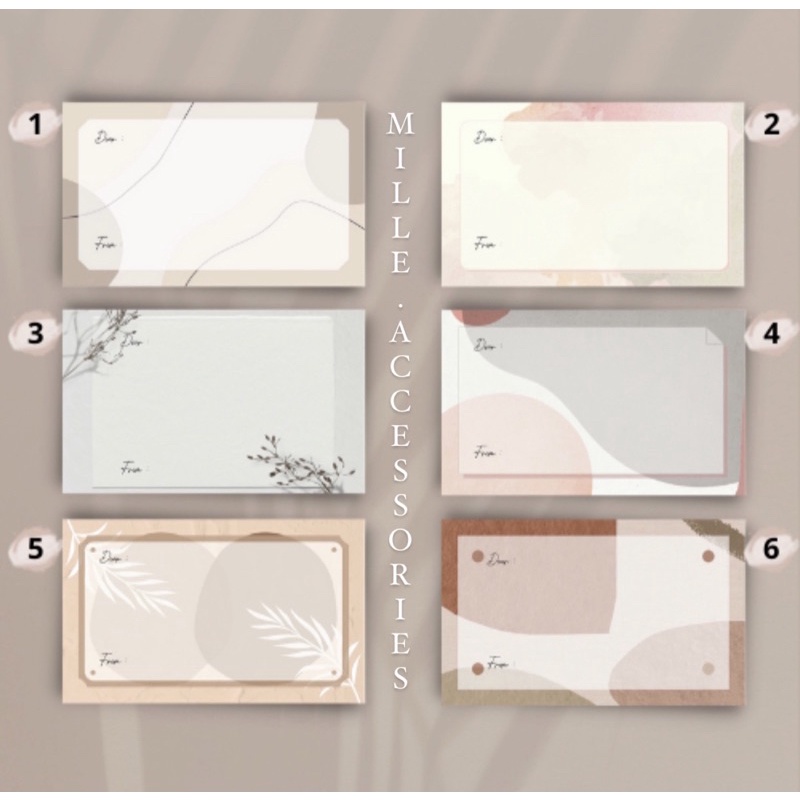 

BLANK CARD HAPPY BIRTHDAY BDAY CONGRATS / KARTU NAMA / KARTU UCAPAN KOSONG DEAR FROM