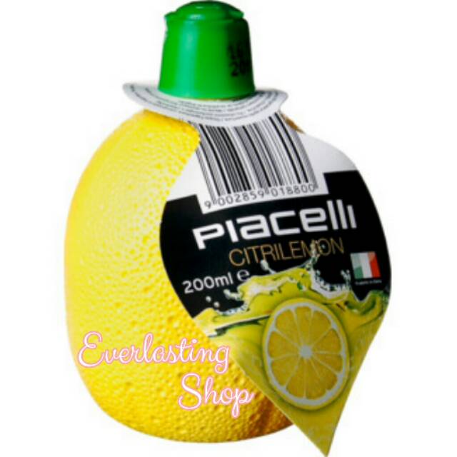 

Gunz Piacelli Lemon Juice Concentrate Citrilemon 200 Mililiter ML Placelli Lime Jeruk Nipis Orange