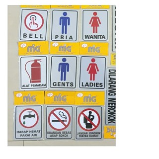 Jual Stiker Sticker Tempel Tulisan Ruang Tunggu Tempelan Indonesia