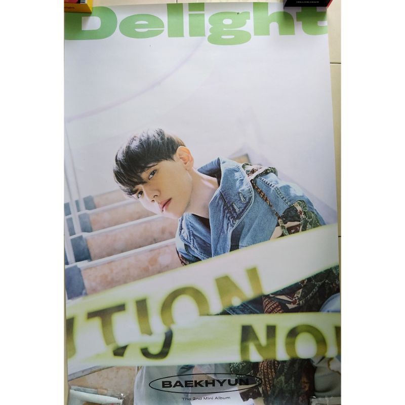 EXO BAEKHYUN DELIGHT KIHNO MINT POSTER