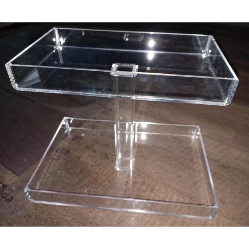 Acrylic tempat parfume/tempat kosmetik akrilik