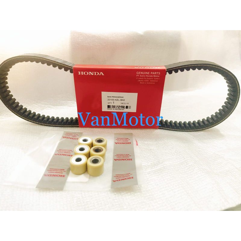 VANBELT VAN BELT SET ROLER BEAT FI VARIO 110 Fi SCOOPY SPACY Fi STARTER KASAR HONDA KZL INJEKSI