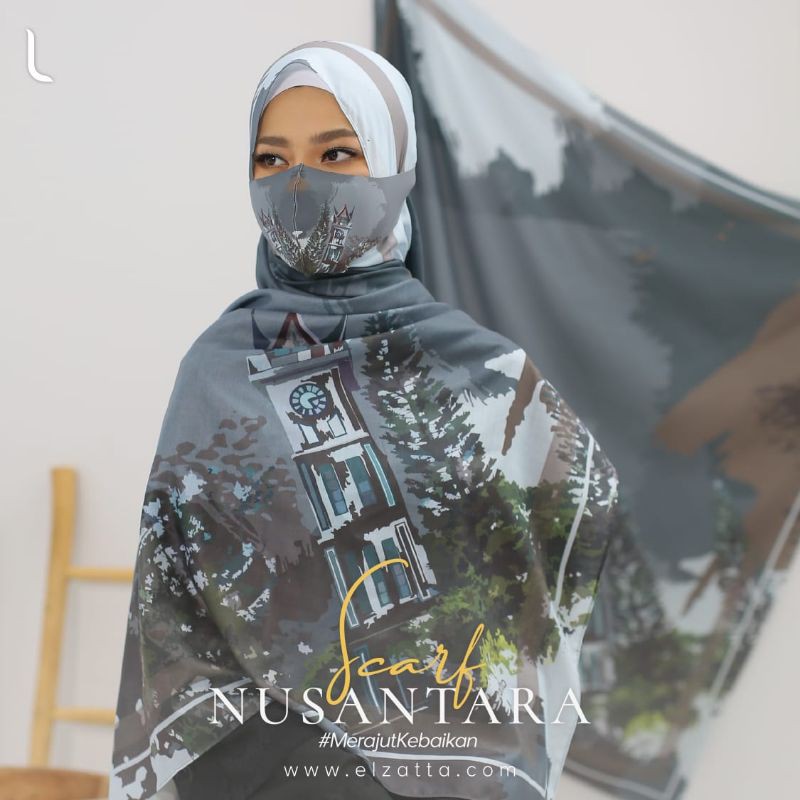 KANARA HADABIA/SCARF ELZATTA PREMIUM/KERUDUNG ELZATTA