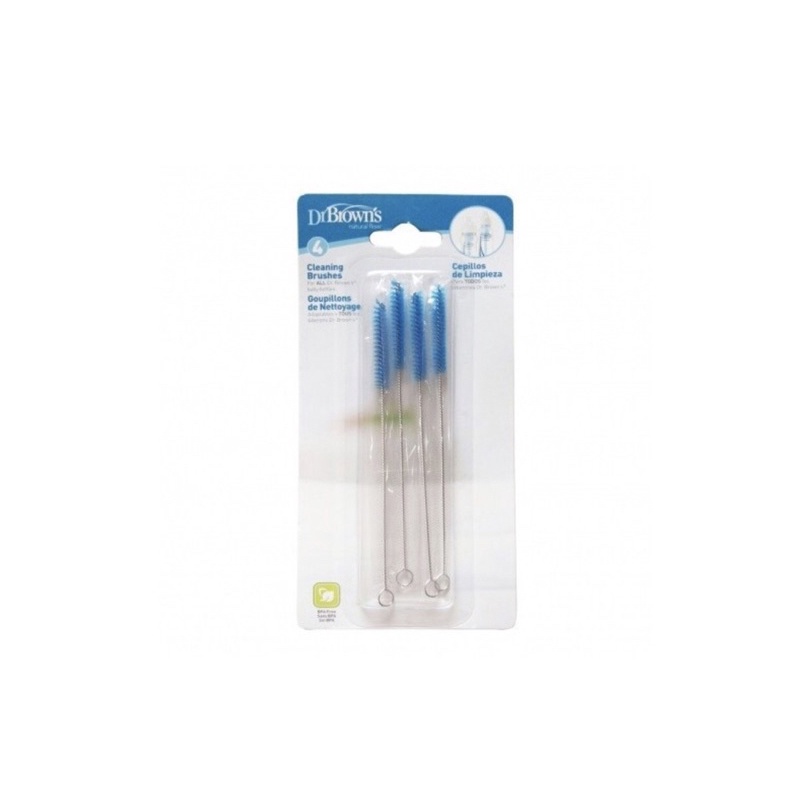 Dr.Brown’s Cleanshing Brush 4pack / sikat botol /sikat nipple / sikat selang