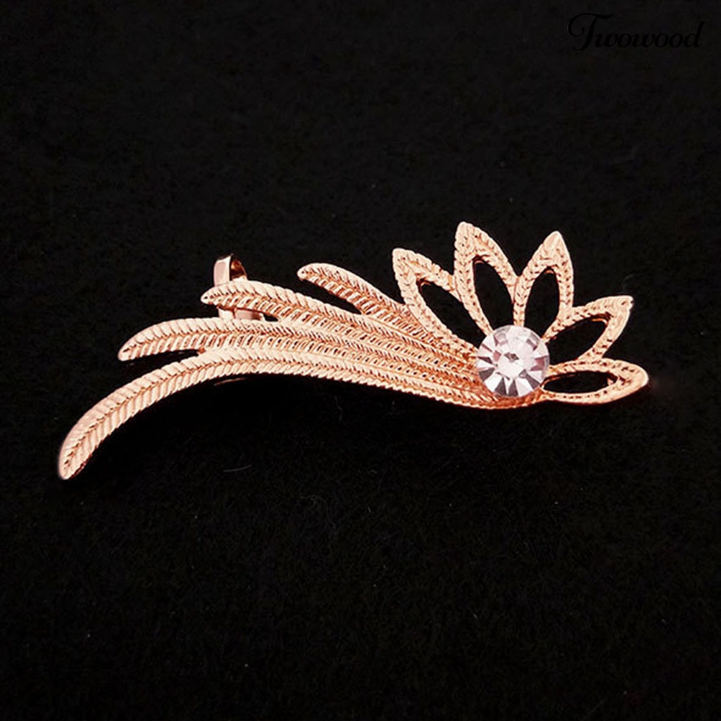 1pc Anting Klip Tanpa Tindik Bentuk Sayap Model Hollow Out Gaya Vintage Untuk Pesta